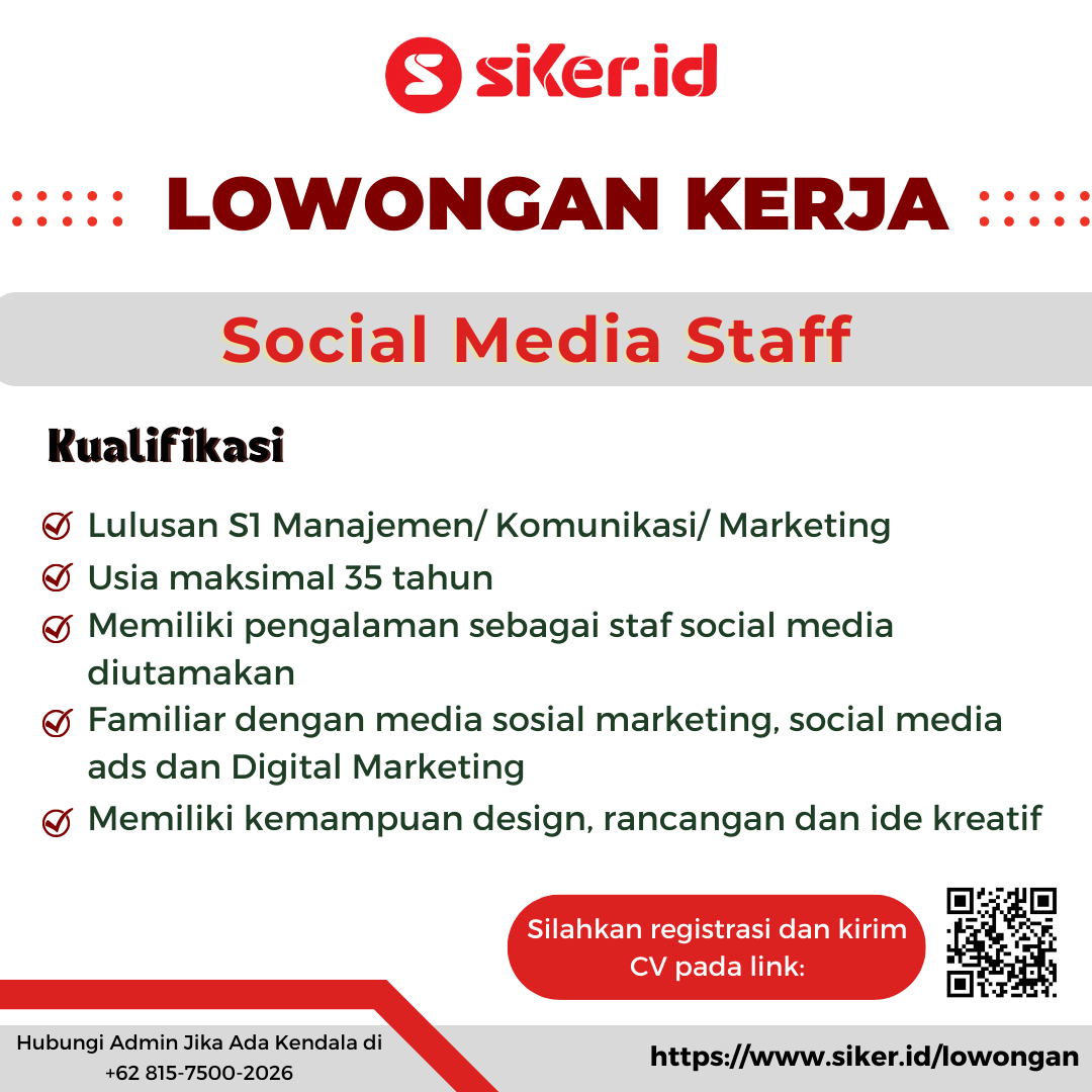 Social Media Staff - PT Konten Indonesia Selaras
